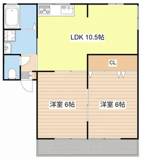 アップフィールド【202号室】の間取り