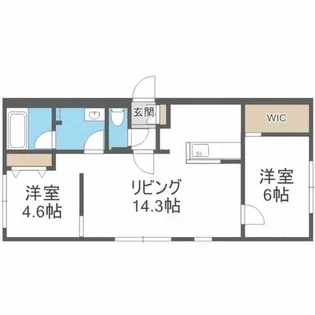 Lapis lazuli山鼻【3階】の間取り