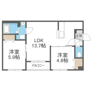 IL LEONE【3階】の間取り