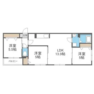 IL LEONE【4階】の間取り