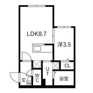Estalion Soen【4階】の間取り