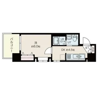東小橋Ⅱ番館【5階】の間取り