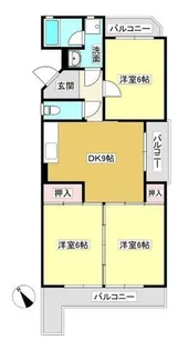ハダジンマンション【201号室】の間取り