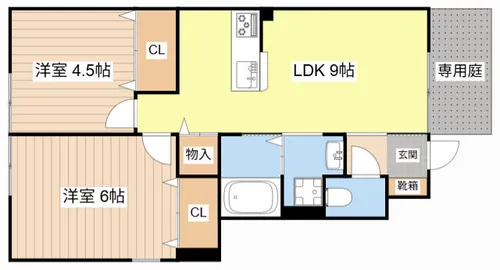 メゾン セーブル【1階】の間取り