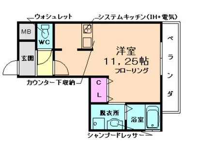 アゼリア・プロムナード【305号室】の間取り