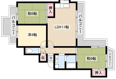 Ceres藤見が丘【4階】の間取り