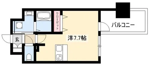 アドバンス名古屋モクシー【3階】の間取り