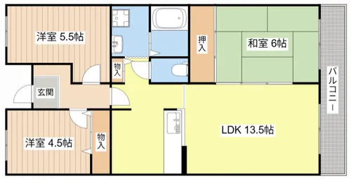 セリージェ・彦根【5階】の間取り