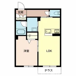 加東市下滝野(ザ フジイ ガーデンB)【102号室】の間取り