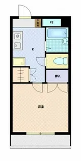 マーキュリープラザ【406号室】の間取り