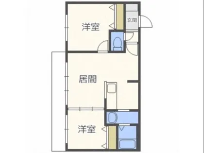 ENCHAN-THE豊平公園【2階】の間取り