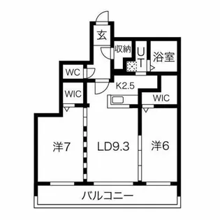 A-bic元町【3階】の間取り