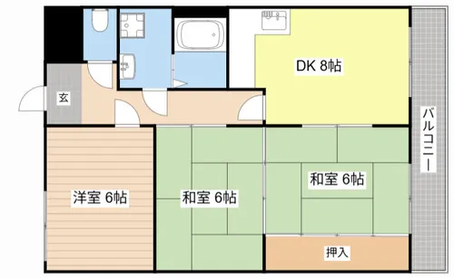 センチュリーマンション【209号室】の間取り