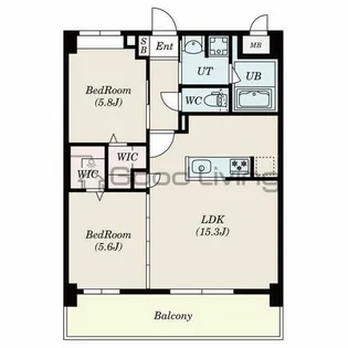 S-RESIDENCE半道橋achieve【7階】の間取り