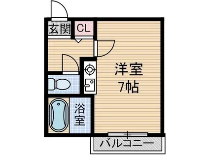 ヴァンテーヌ【2階】の間取り