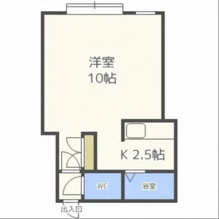 シャルマン豊平【2階】の間取り