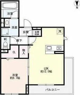 ルミナーレ桜山【2階】の間取り