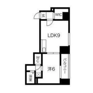 avec西町【8階】の間取り