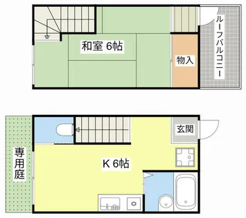 グリーンヒル【105号室】の間取り
