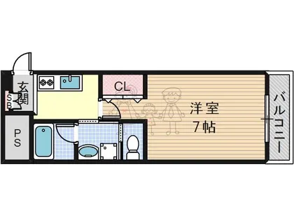 エイチツーオーサンクチュアリ【2階】の間取り