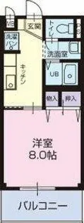 ウエストヒルズⅡ【1階】の間取り