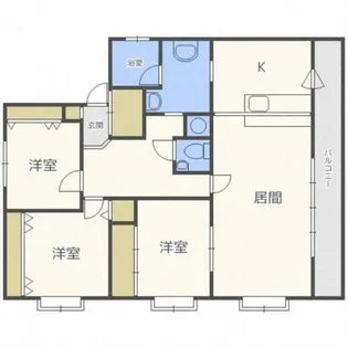 亜門ハナ【2階】の間取り