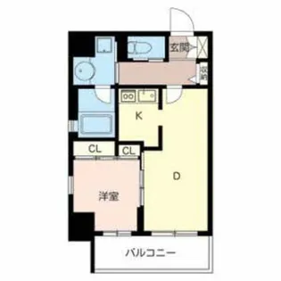 AD-HOC呉服町【9階】の間取り