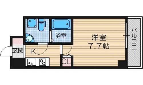 セレニテ千里丘【4階】の間取り