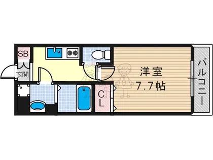 BADGE昭和町【3階】の間取り