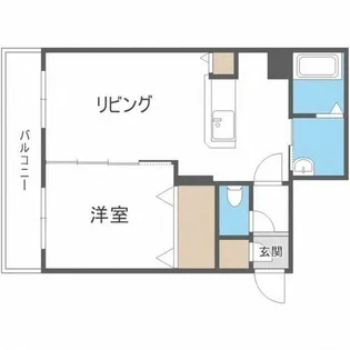 ラフィネ水車町【1階】の間取り