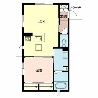 メゾンHiro【1階】の間取り