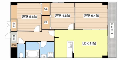 シルクロード【2階】の間取り