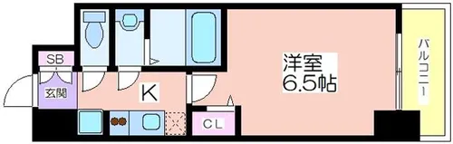 gm KOHAMA【9階】の間取り