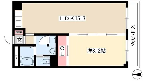Vg.Tree 西棟【6階】の間取り