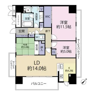 マストメゾン豊中(0005858)【12階】の間取り