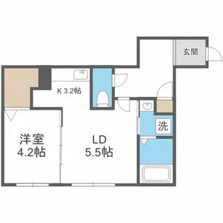 FUTABA SQUARE琴似【4階】の間取り