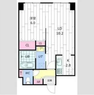 パークヒルズ山鼻【5階】の間取り