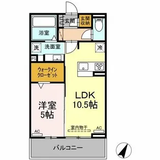 D-square牟呂町【2階】の間取り