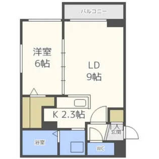アストリア宮の森【204号室】の間取り