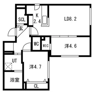 Partenza【4階】の間取り