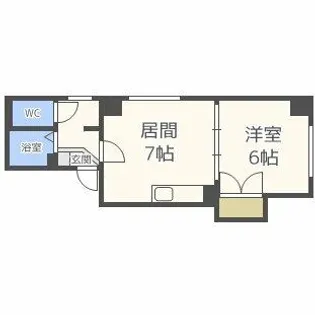 プログレスコート六番館【305号室】の間取り