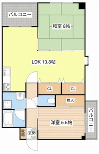 ラフェスタ彦根Ⅰ【3階】の間取り