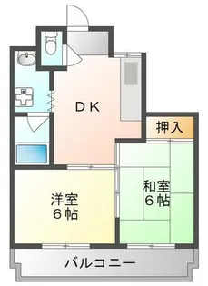 パレ月出【2階】の間取り