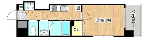 Amabile玉造【4階】の間取り