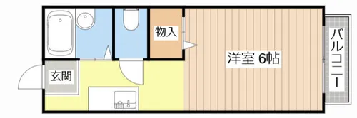 南彦根ハイツB【202号室】の間取り
