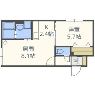 SunLibre(サン・リーブル)【3階】の間取り