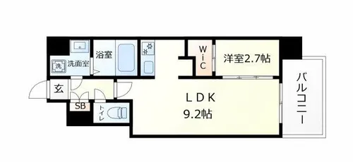ミラージュパレス都島本通【504号室】の間取り