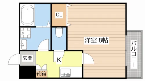 メゾン ド ジュネスⅡ【1階】の間取り