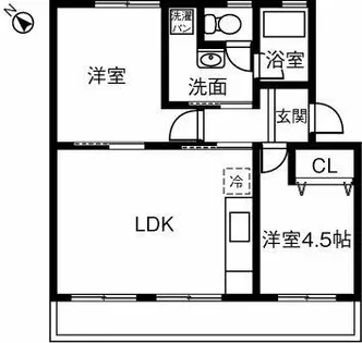 シルエ柏原【2階】の間取り