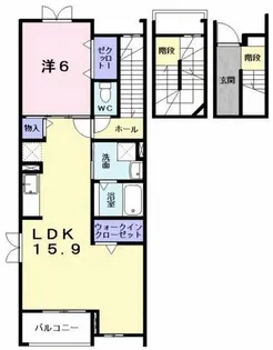 アルドーレ【3階】の間取り